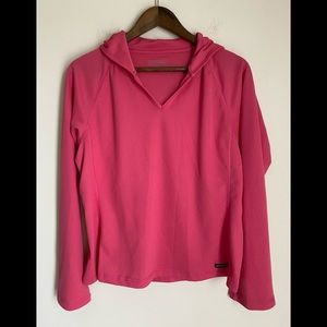 Athleta pink light weight hoodie